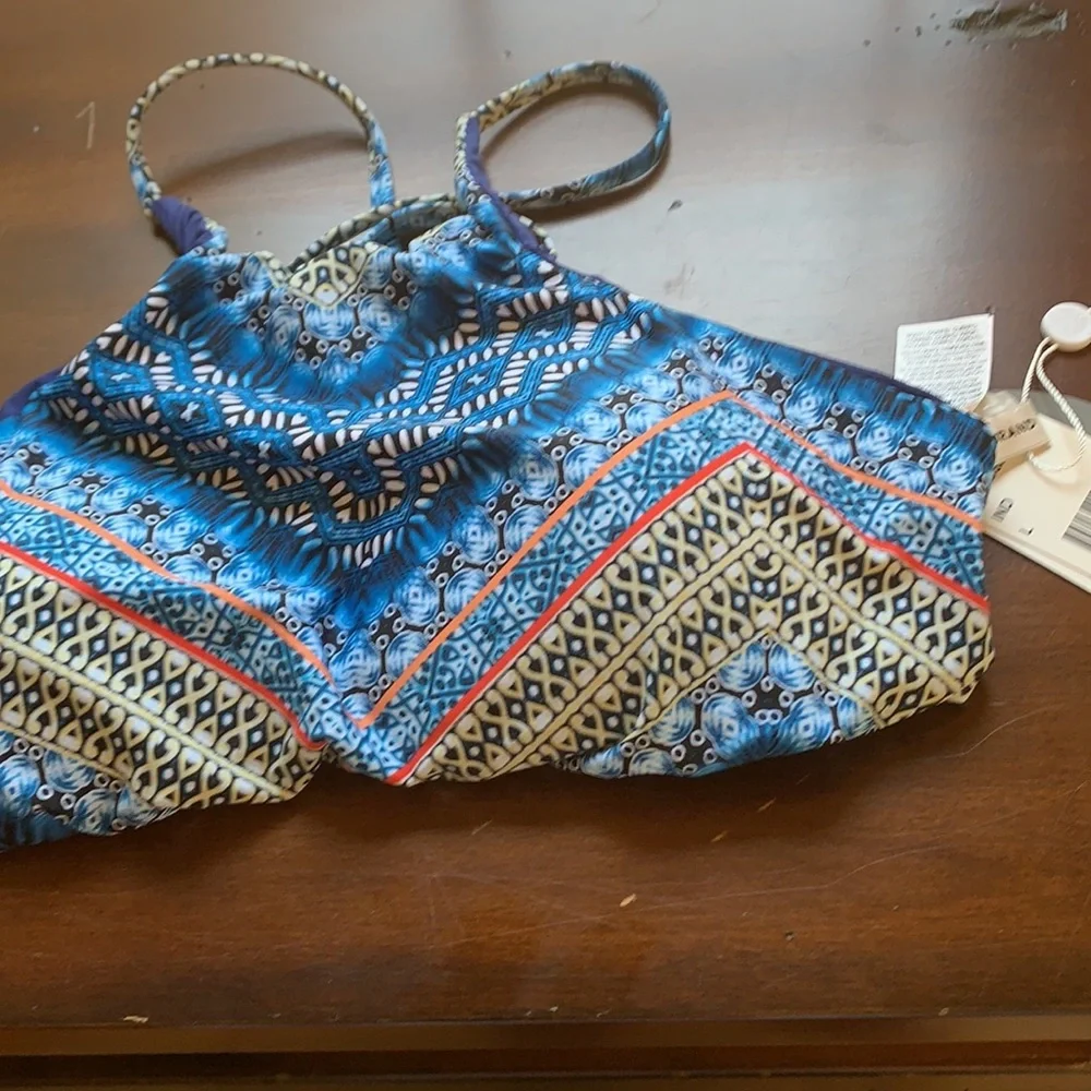 NWT Lucky Brand Nomad‎ Chevron Bikini Top